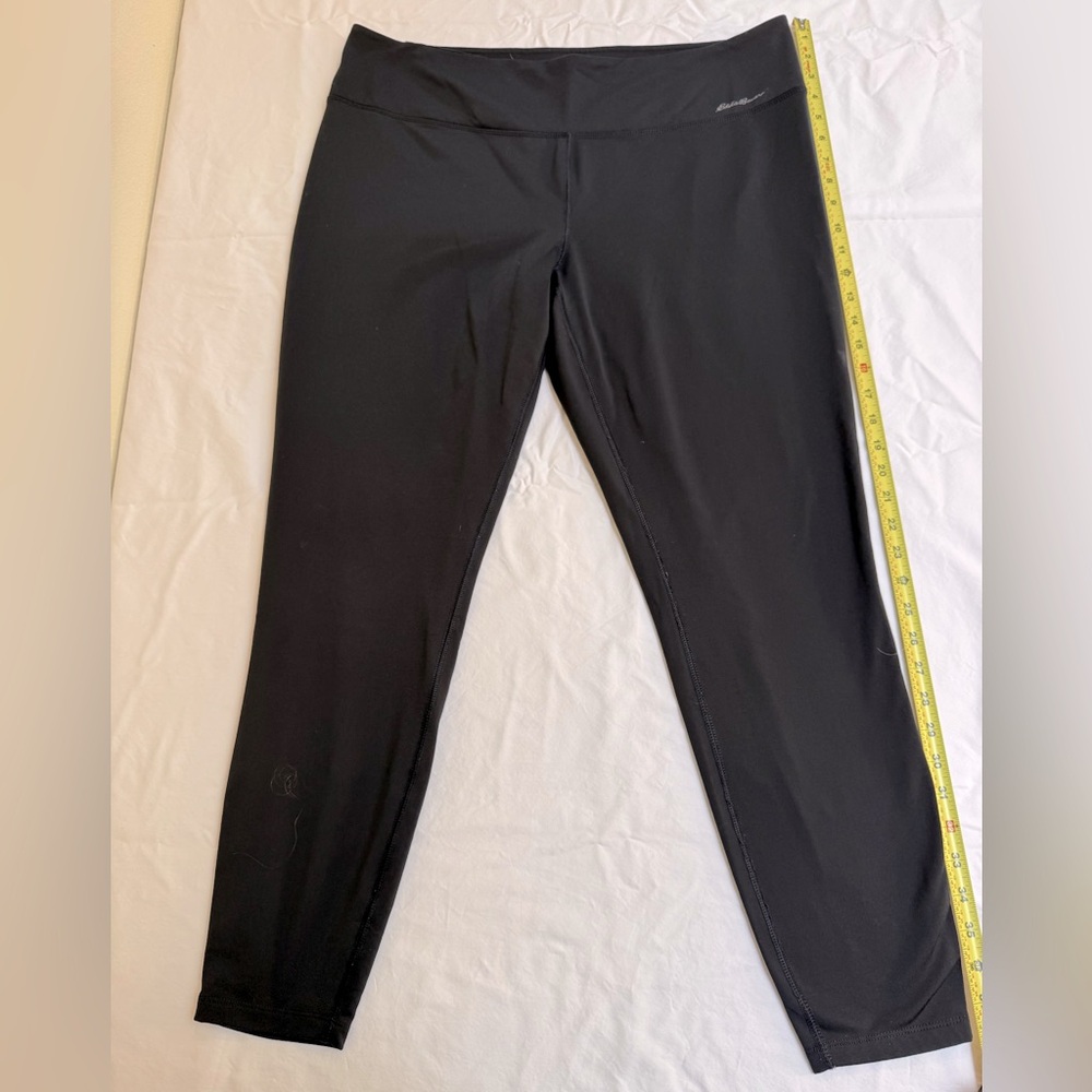 Eddie Bauer fleece leggings, black